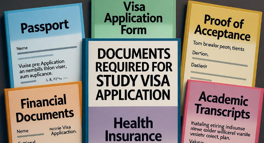 Documents Required for Study Visa Application